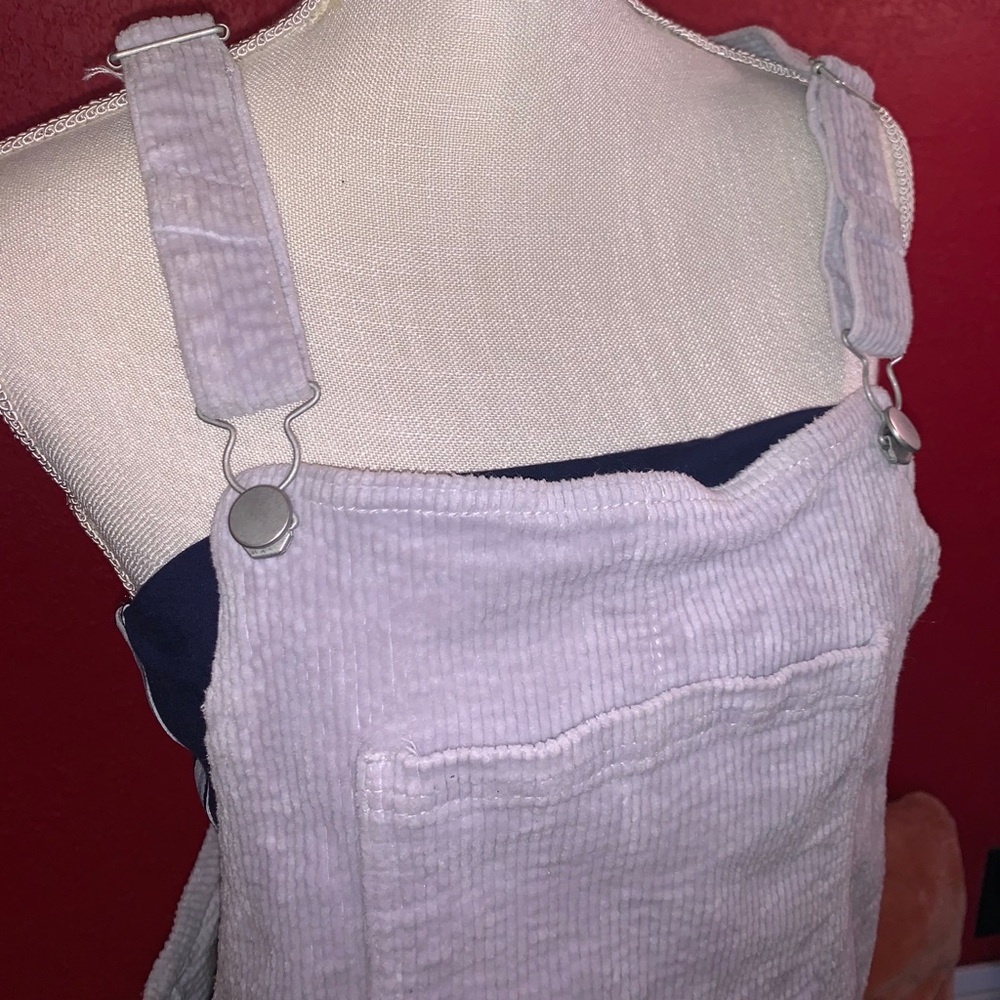 Light Purple Overall Dress